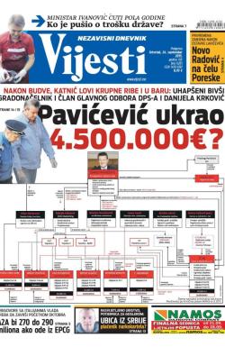 Vijesti - broj 6285, 24. sep 2015.