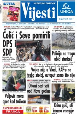 Vijesti - broj 5663, 3. jan 2014.