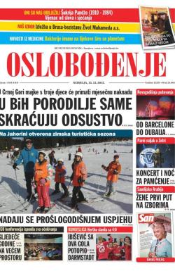 Oslobođenje - broj 24.803, 13. dec 2015.