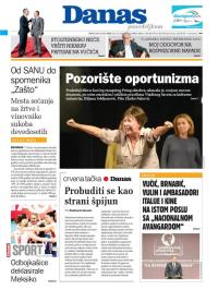 Danas - broj 7679, 8. okt 2018.