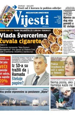 Vijesti - broj 6559, 29. jun 2016.