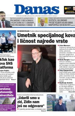 Danas - broj 9460, 16. nov 2023.