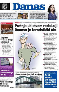 Danas - broj 9147, 8. nov 2022.