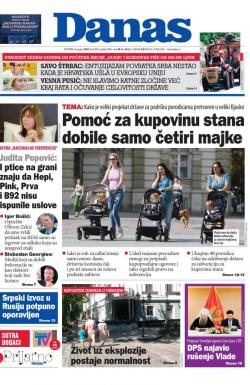 Danas - broj 9065, 4. avg 2022.