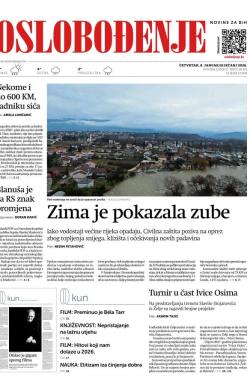 Oslobođenje - broj 28110, 8. jan 2026.