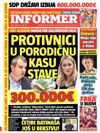 Informer CG - broj 988, 1. avg 2015.