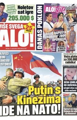 Alo - broj 3787, 11. sep 2018.