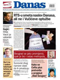 Danas - broj 8079, 12. nov 2019.