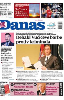 Danas - broj 7292-7293, 16. sep 2017.