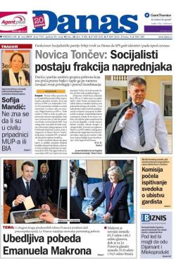 Danas - broj 7161, 8. maj 2017.