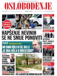 Oslobođenje - broj 24.585, 9. maj 2015.