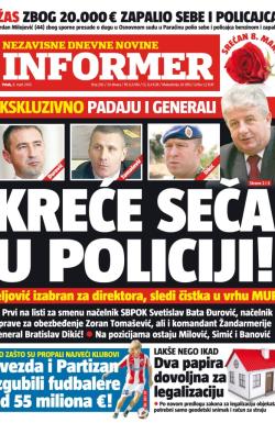 Informer - broj 256, 8. mar 2013.