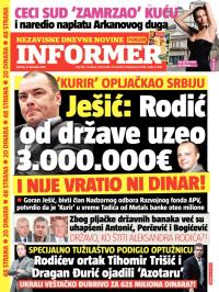 Informer - broj 796, 11. dec 2014.