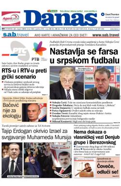 Danas - broj 5806, 22. avg 2013.