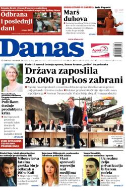 Danas - broj 6422-6425, 30. apr 2015.
