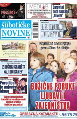 Nove Subotičke novine - broj 146, 20. dec 2019.