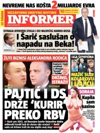 Informer - broj 794, 9. dec 2014.