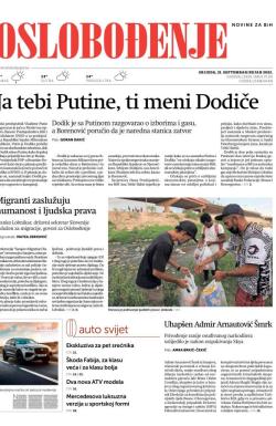 Oslobođenje - broj 27101, 21. sep 2022.