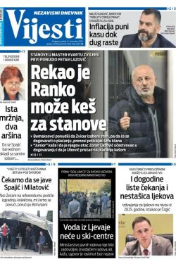 Vijesti - broj 9899, 21. nov 2025.