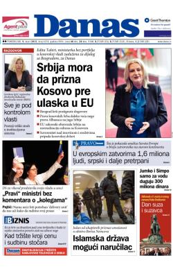 Danas - broj 6370, 9. mar 2015.