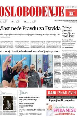 Oslobođenje - broj 25810, 4. okt 2018.