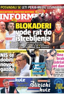 Informer - broj 4123, 31. okt 2025.