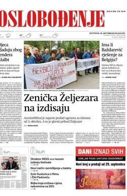 Oslobođenje - broj 25446, 28. sep 2017.
