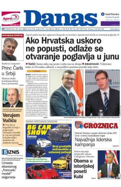 Danas - broj 6748, 21. mar 2016.