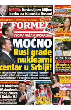 Informer - broj 2282, 21. okt 2019.