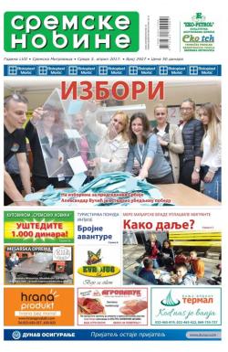 Sremske Novine - broj 2927, 5. apr 2017.
