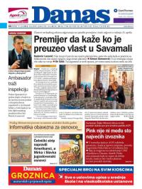 Danas - broj 6820, 1. jun 2016.