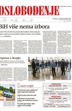 Oslobođenje - broj 25183, 4. jan 2017.