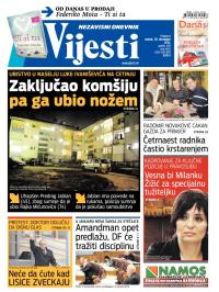 Vijesti - broj 6022, 30. dec 2014.