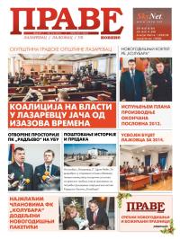 Prave novine, Lazarevac - broj 87, 30. dec 2013.