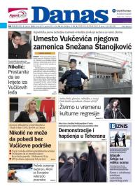 Danas - broj 6671, 4. jan 2016.