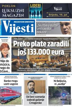 Vijesti - broj 9769, 11. jul 2025.