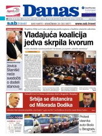 Danas - broj 5910, 4. dec 2013.