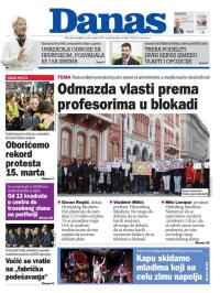Danas - broj 9872, 26. mar 2025.