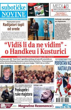 Nove Subotičke novine - broj 293, 4. nov 2022.
