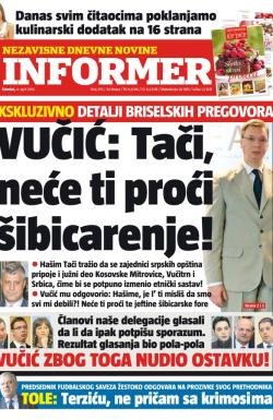 Informer - broj 279, 4. apr 2013.