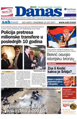 Danas - broj 5800, 16. avg 2013.