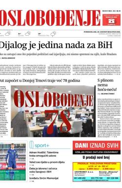 Oslobođenje - broj 26774, 30. avg 2021.