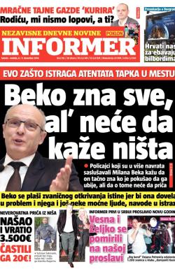 Informer - broj 792, 6. dec 2014.