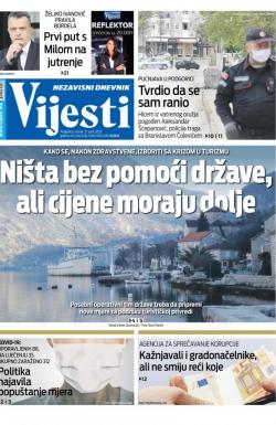 Vijesti - broj 7916, 21. apr 2020.