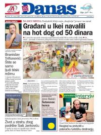 Danas - broj 7256, 11. avg 2017.