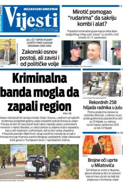 Vijesti - broj 9136, 25. sep 2023.