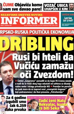 Informer - broj 710, 2. sep 2014.