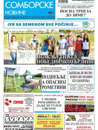 Somborske novine - broj 3242, 12. avg 2016.