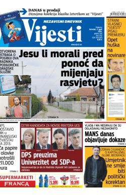 Vijesti - broj 5752, 3. apr 2014.