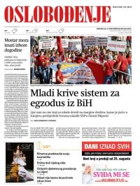 Oslobođenje - broj 25435, 17. sep 2017.